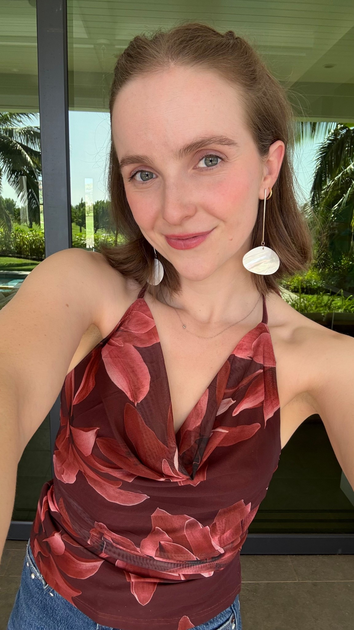 $10 mesh tie back top from Amazon.
Wearing small
Perfect vacay look and lined!


#LTKootd #LTKTravel #LTKPetite