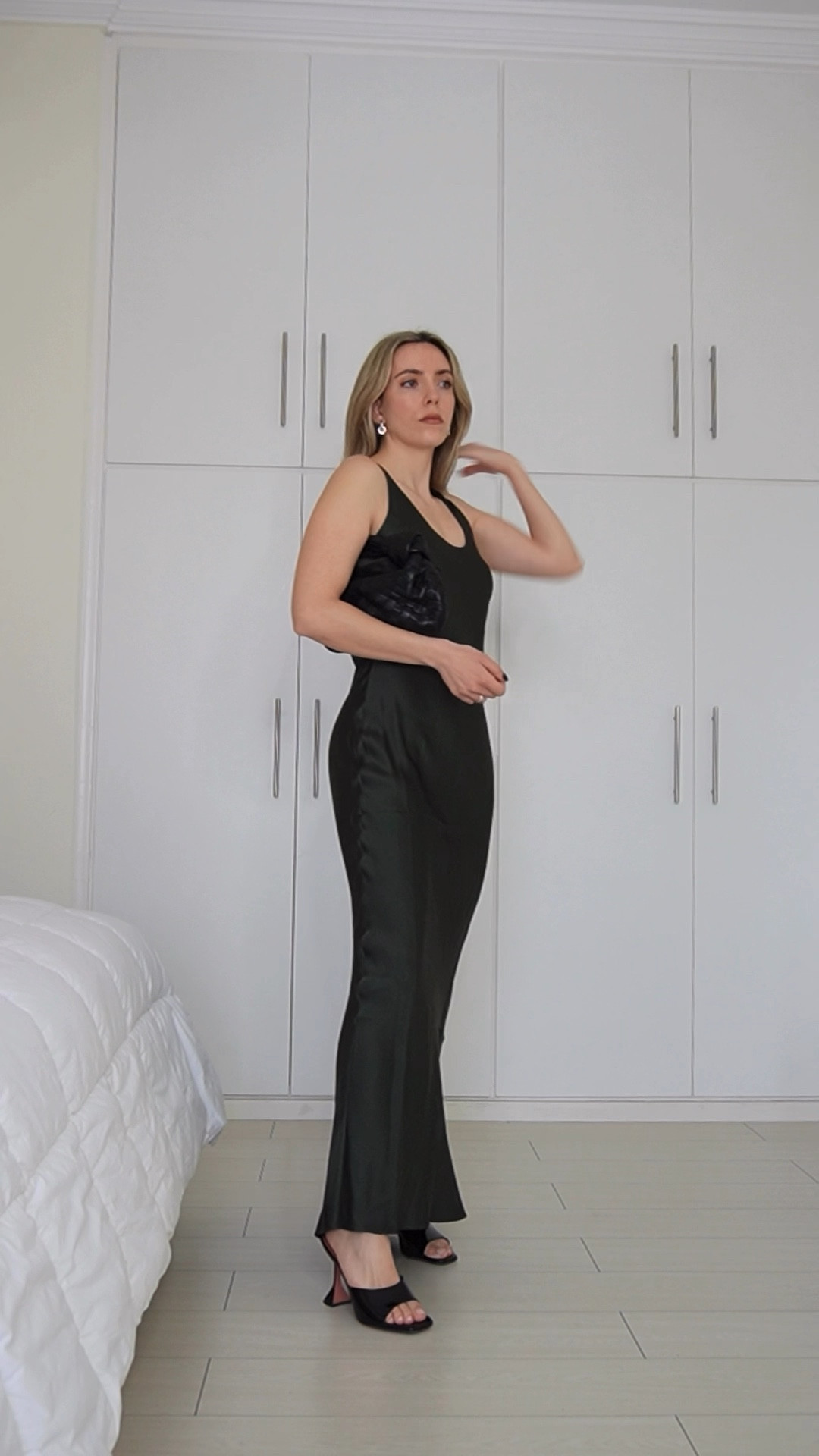 If you need the ultimate maxi silk dress for a wedding this is it!

This amazing one from Anine Bing has a super soft luxurious feel.

-perfect shape 
-not too tight
-nor too loose 
-it’s super flattering 
-and figure hugging 
-it’s comfortable 
-you can wear any underwear you want underneath 
-it’s not too revealing 
-sexy but laidback 

It’s also true to size and I wear the Small.

You’ll be the best dressed wedding guest!

#LTKSaleAlert #LTKParties #LTKWedding