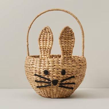 WICKER BUNNY EASTER BASKET | Indigo (CA)