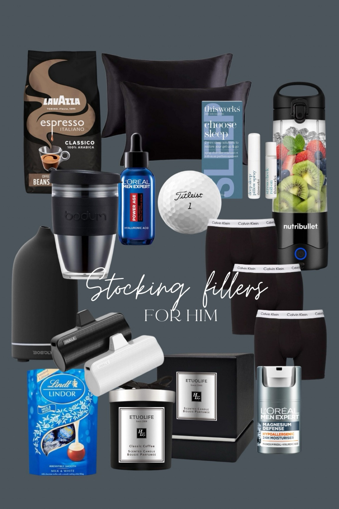 Gift guide for him - stocking fillers 🖤💙

#LTKCyberWeek #LTKgiftguide