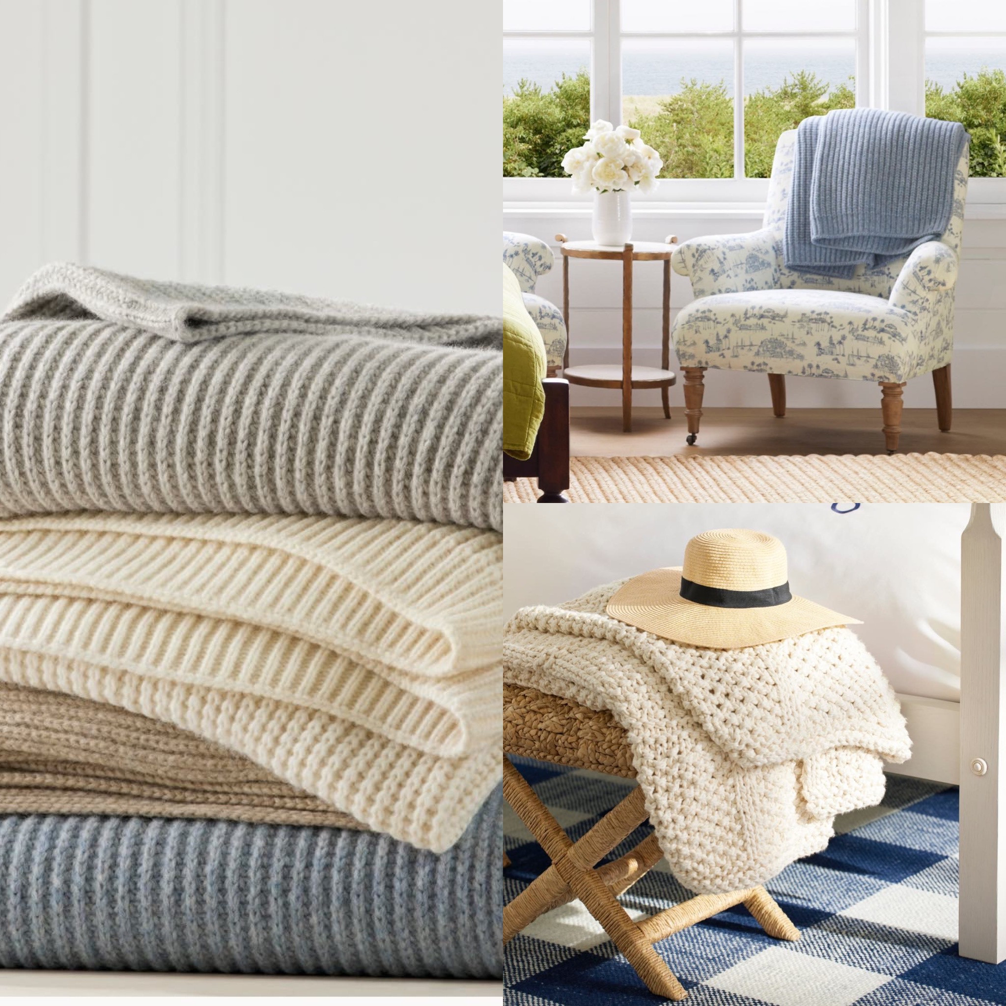 These nicely textured throws either made from 100% cotton or alpaca wool are the perfect addition to keep you warm and make your home cozier in colder days. Now up to 50% off today only at Serena&Lily 

#LTKSeasonal #LTKsalealert #LTKhome