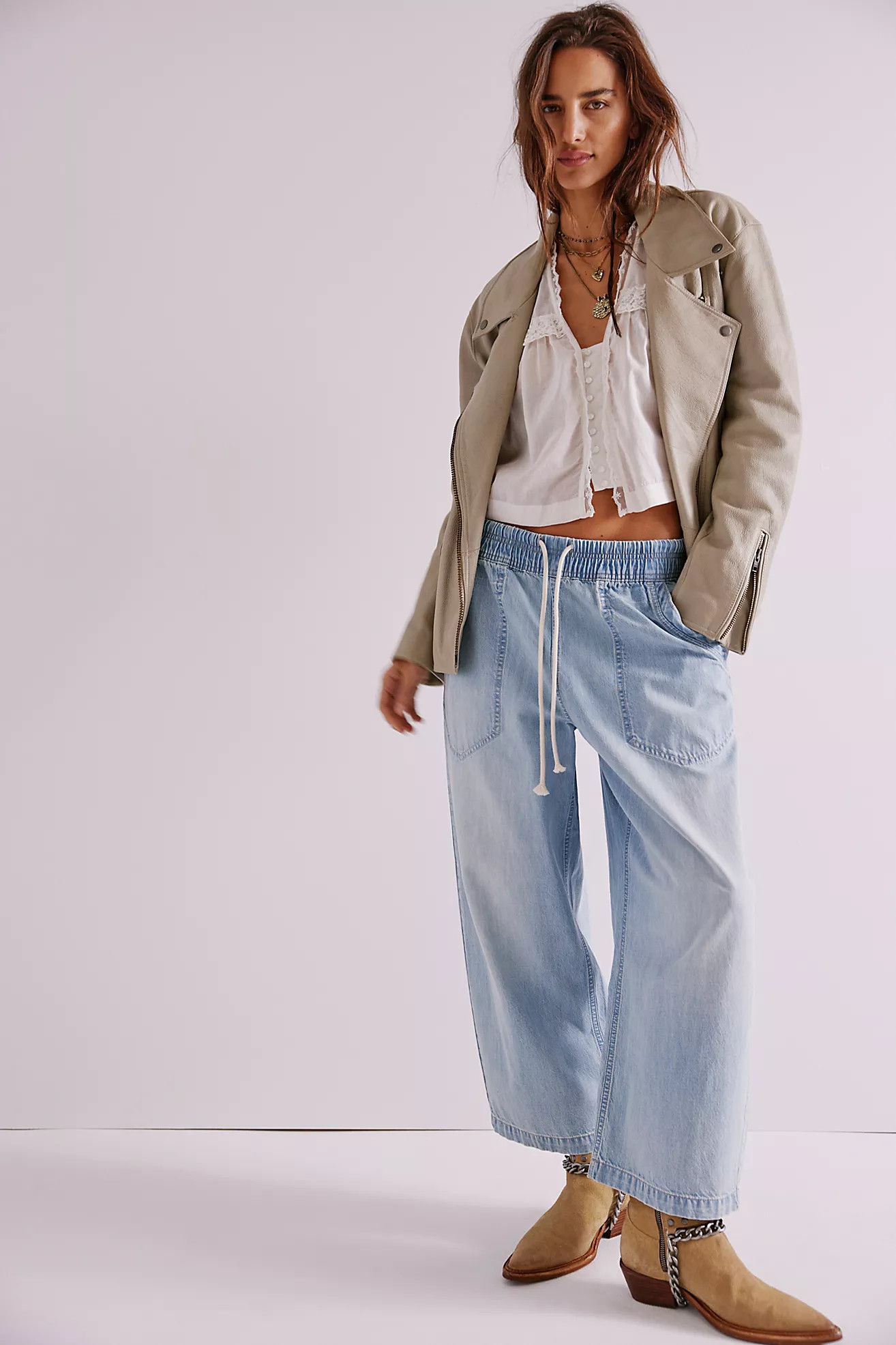 We The Free Easy Peasy Pull-On Jeans | Free People (Global - UK&FR Excluded)