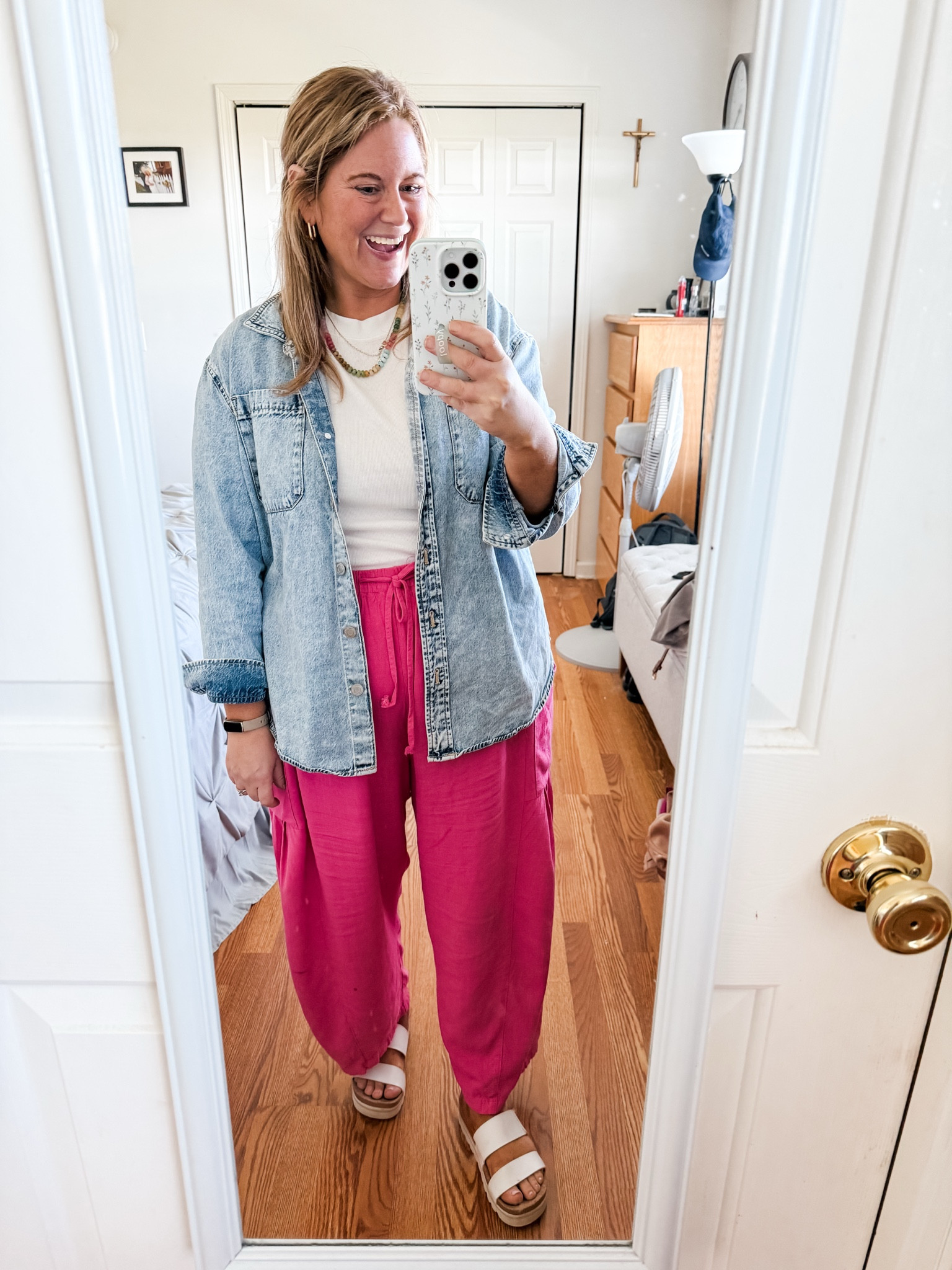 Wearing an XL in my tee, large in my pants.  Denim shirt is older so linked similar.

#LTKWorkwear #LTKMidsize #LTKSeasonal