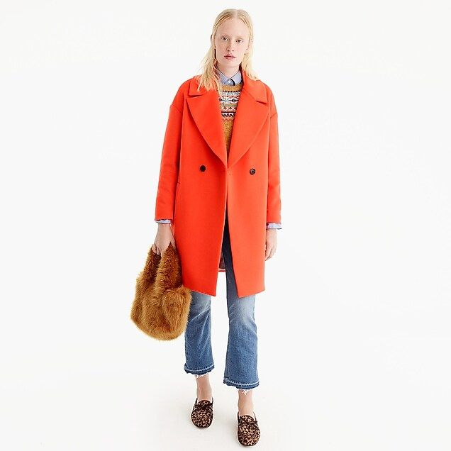 Relaxed topcoat in Italian wool-cashmere | J.Crew US