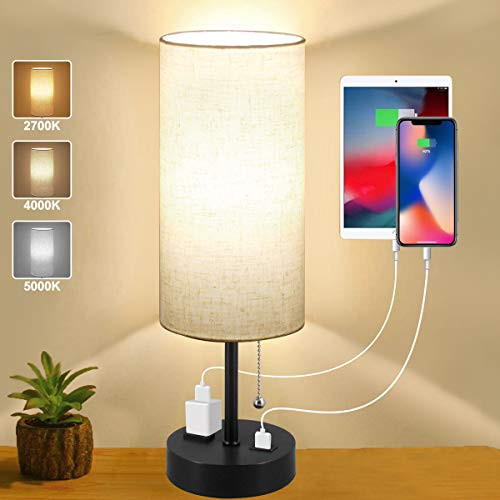 Bedroom Lamp With Usb Ports | Amazon (US)