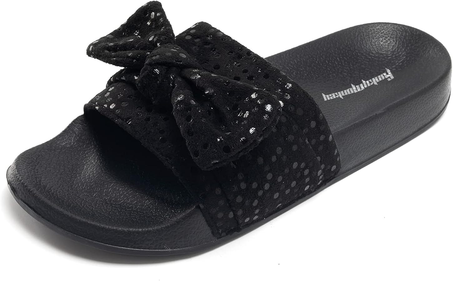 FUNKYMONKEY Women's Slides Sandals Bowknot Beach Casual Comfort Slippers | Amazon (US)