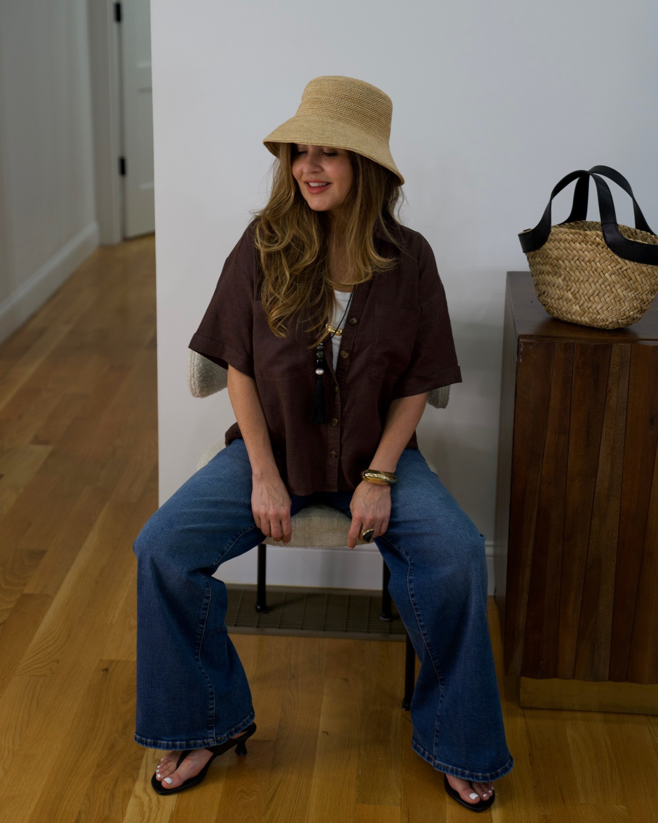 This chocolate brown linen top has been one of my favorite finds lately 🤎
It instantly makes a simple pair of jeans feel more elevated, and the relaxed fit keeps it comfortable even on hot summer days.

Linked the top, jeans, jewelry, and accessories if you’d like to recreate the look

🤎 Lightweight fabric

🤎 Easy relaxed fit

🤎 Looks beautiful with denim

🤎 Great for summer-to-fall transition

🤎 Effortless “put together” outfit piece

summer outfits, vacation outfits, date night outfit, brunch outfit, summer vacation outfits, pool party outfits

#LTKootd #LTKgrwm #LTKPetite