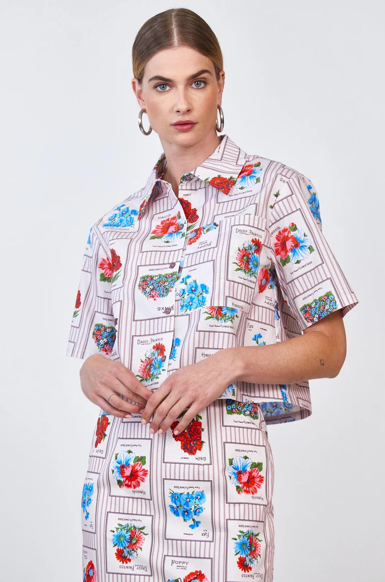 Scout Top | Cropped Button Up | Hunter Bell | Hunter Bell