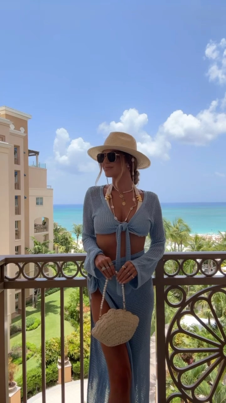 Size small in this coverup!  Medium swimsuit 

#LTKSeasonal #LTKSummerEdit #LTKSwim