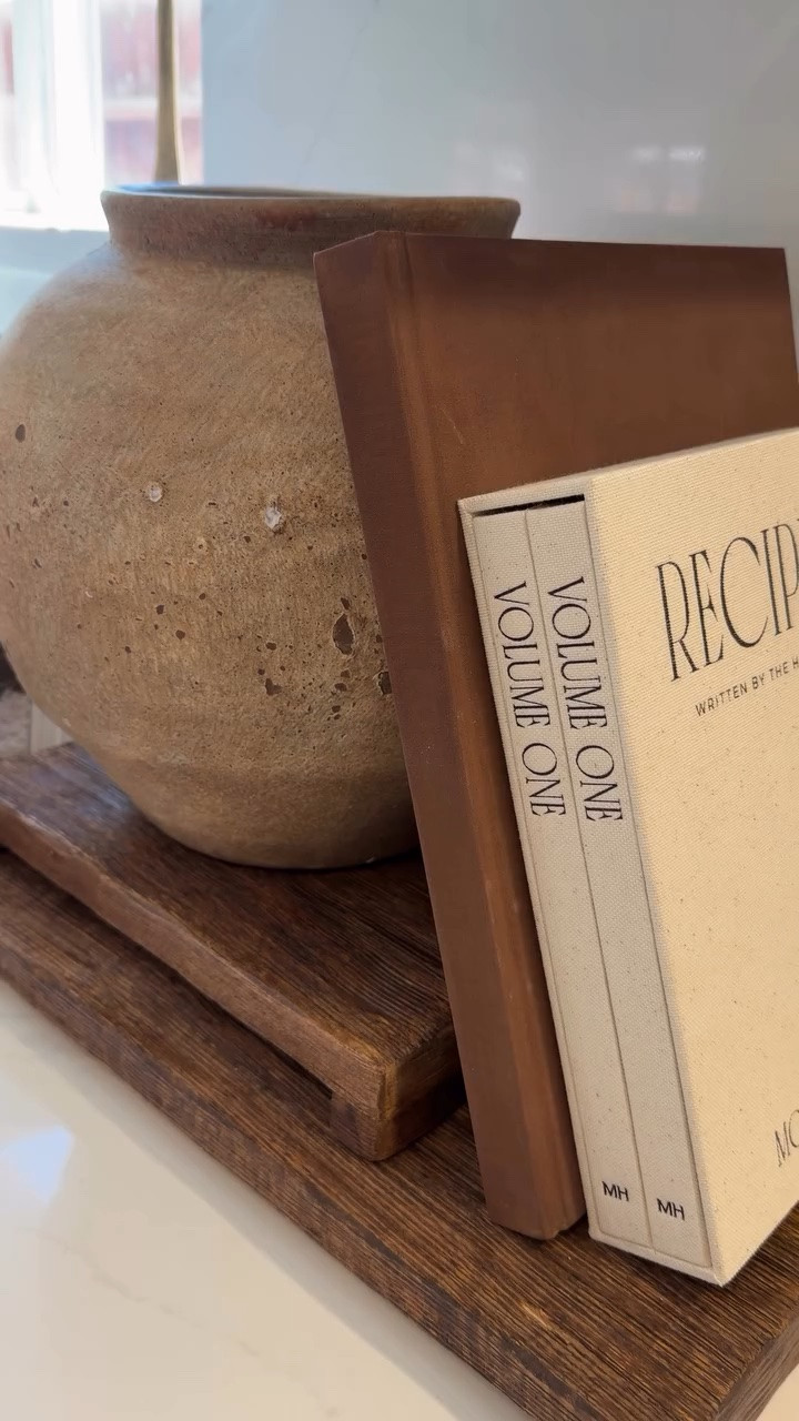 A simple kitchen corner 🤎 absolutely loving this wooden book stand and the recipe books even come with stickers 🥺 

#kitchenstyling #kitchen #amazonfinds #amazonkitchen #recipe

#LTKSaleAlert #LTKHome #LTKSeasonal