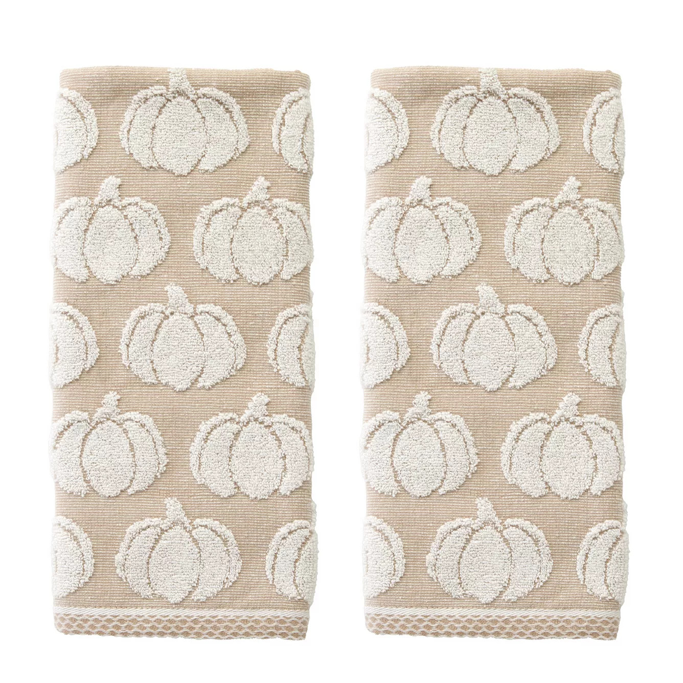 SKL Home 2-piece Pumpkin Jacquard Hand Towel Set | Kohl's