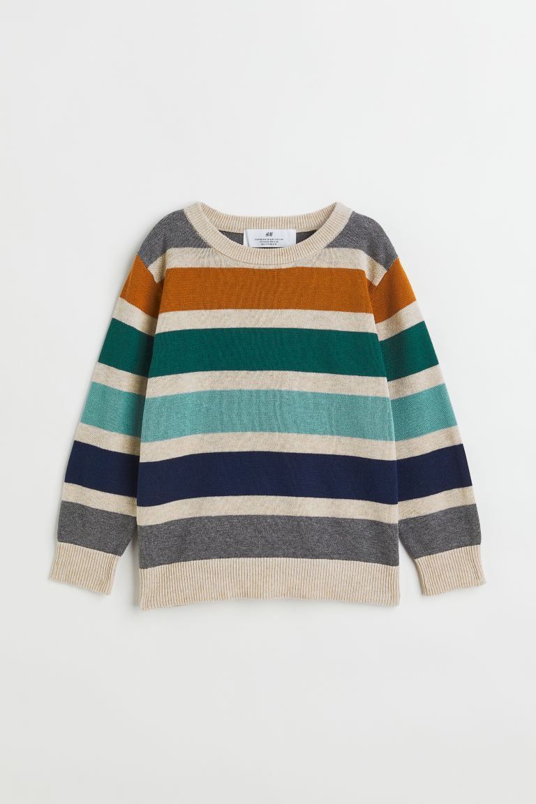 Jacquard-knit Cotton Sweater | H&M (US)