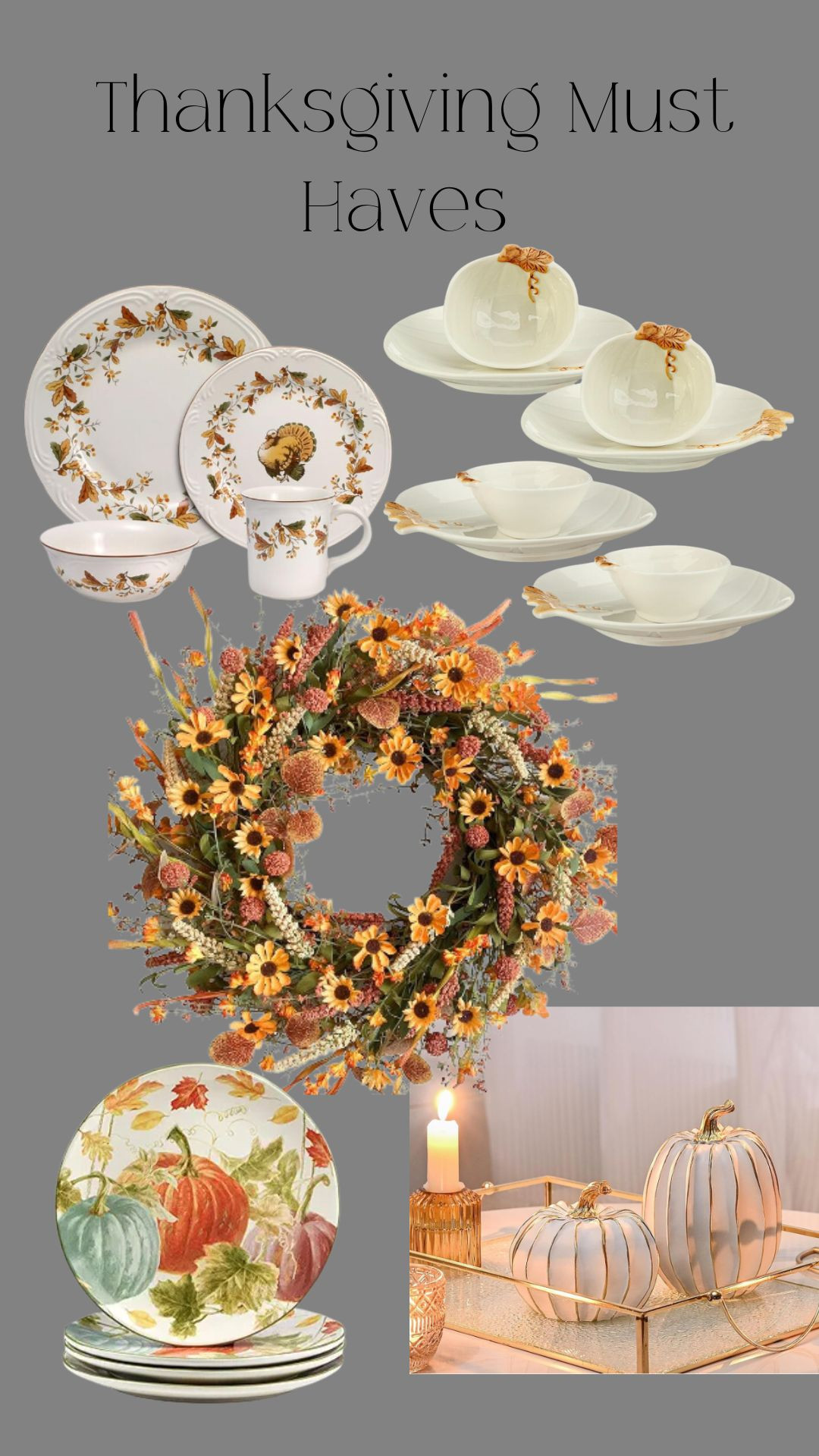 Must haves for your Thanksgiving tables

#LTKGiftGuide #LTKOver40 #LTKHoliday