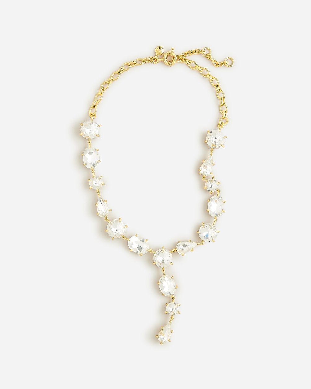 Crystal lariat necklace | J.Crew US