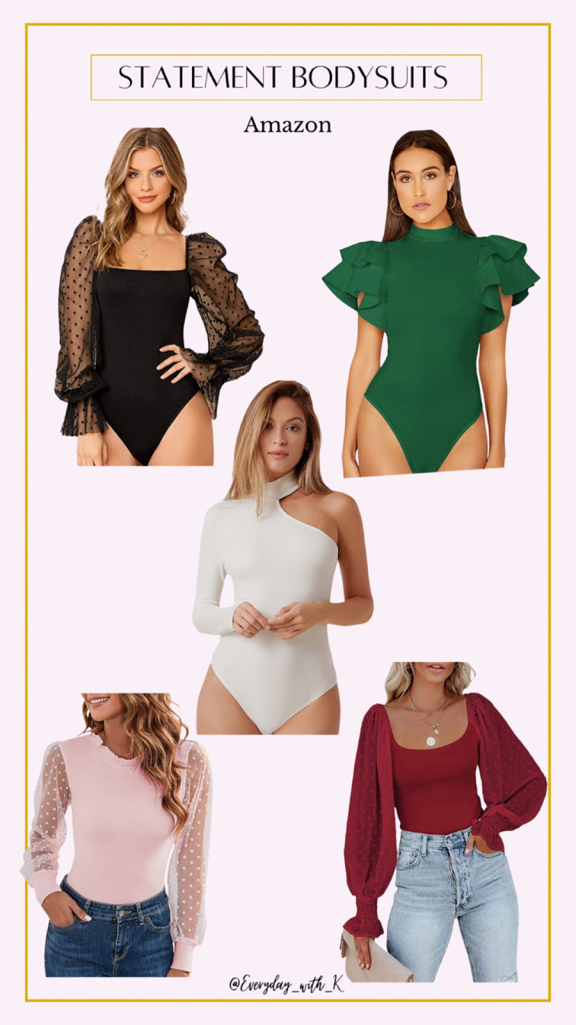 Statement Bodysuits from Amazon

#LTKstyletip #LTKFind #LTKunder50