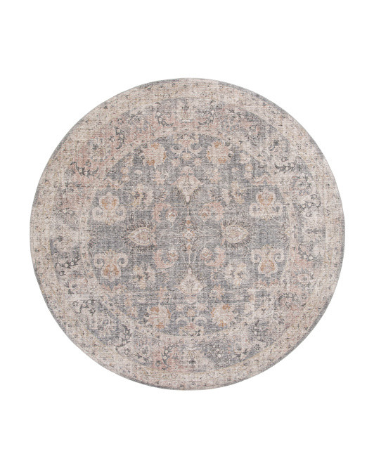 6x6 Flat Weave Round Rug | TJ Maxx