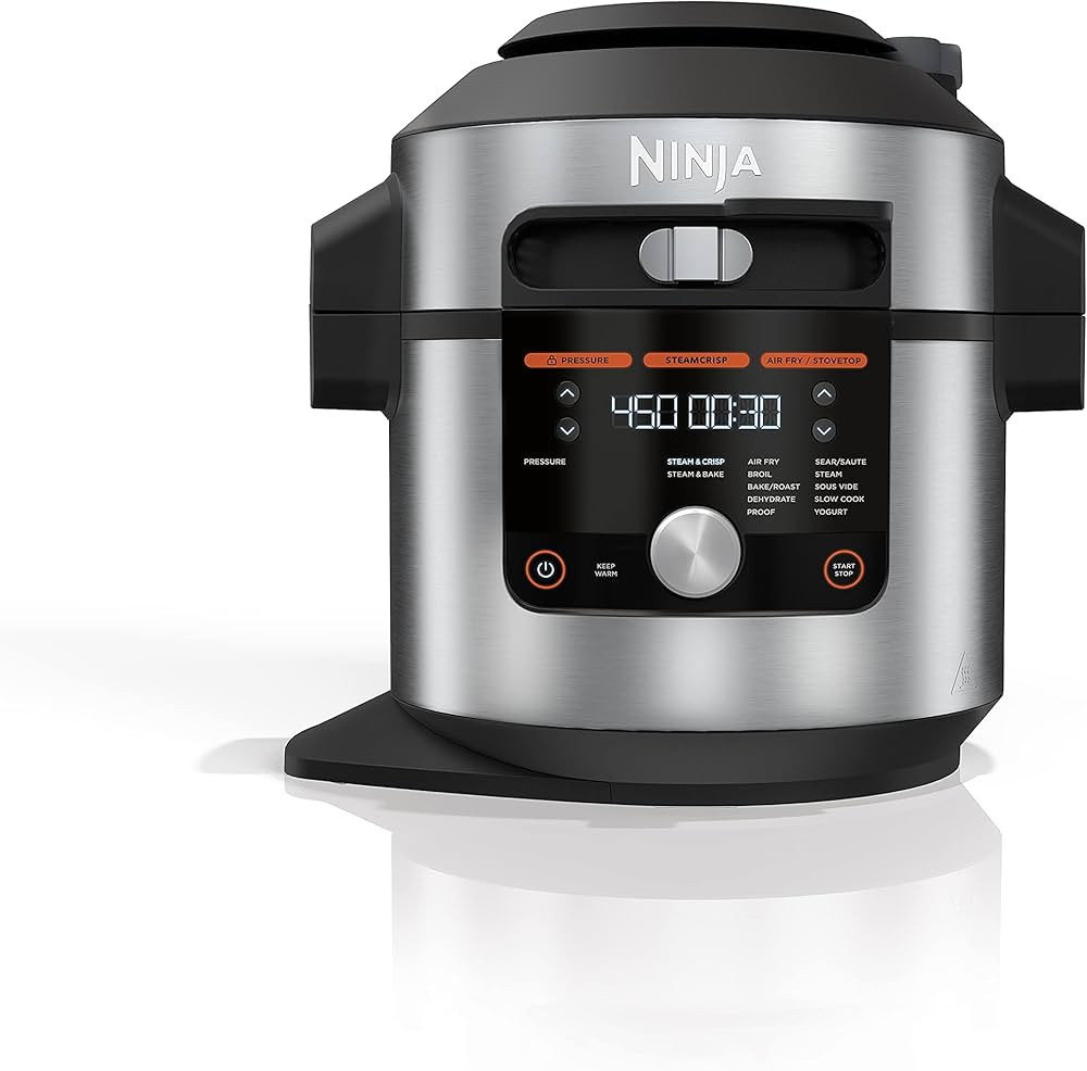 Amazon.com: Ninja OL601 Foodi XL 8 Qt. Pressure Cooker Steam Fryer with SmartLid, 14-in-1 that Ai... | Amazon (US)
