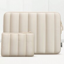 TECOOL Puffy Laptop Sleeve For MacBook Air M M MacBook Pro HP Lenovo Dell Acer Chromebook Surface Notebook Waterproof Bag With Accessory Pouch | SHEIN