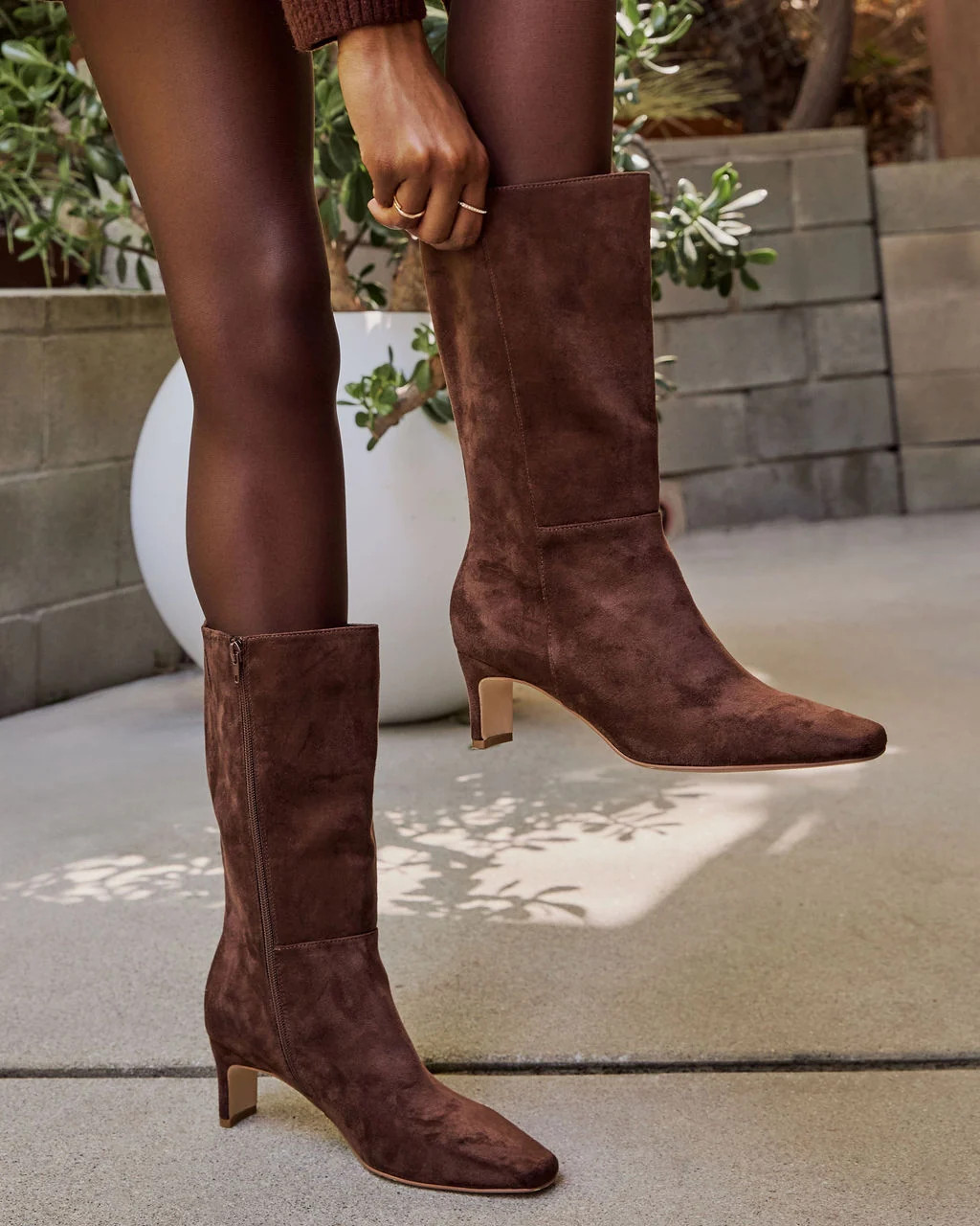Nelle Faux Suede Mid Calf Boots | VICI
