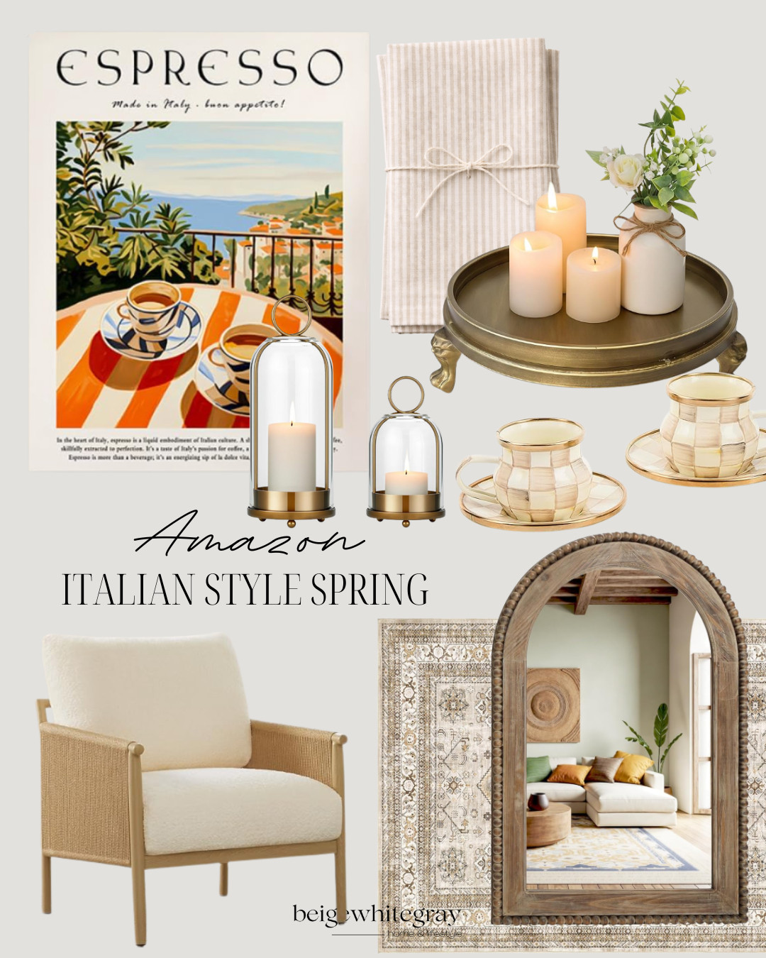 Italian-inspired spring decor! #amazonhome  

 #LTKHome