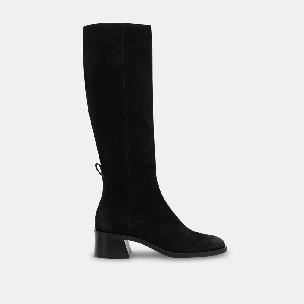 LIZAH BOOTS ONYX SUEDE | DolceVita.com