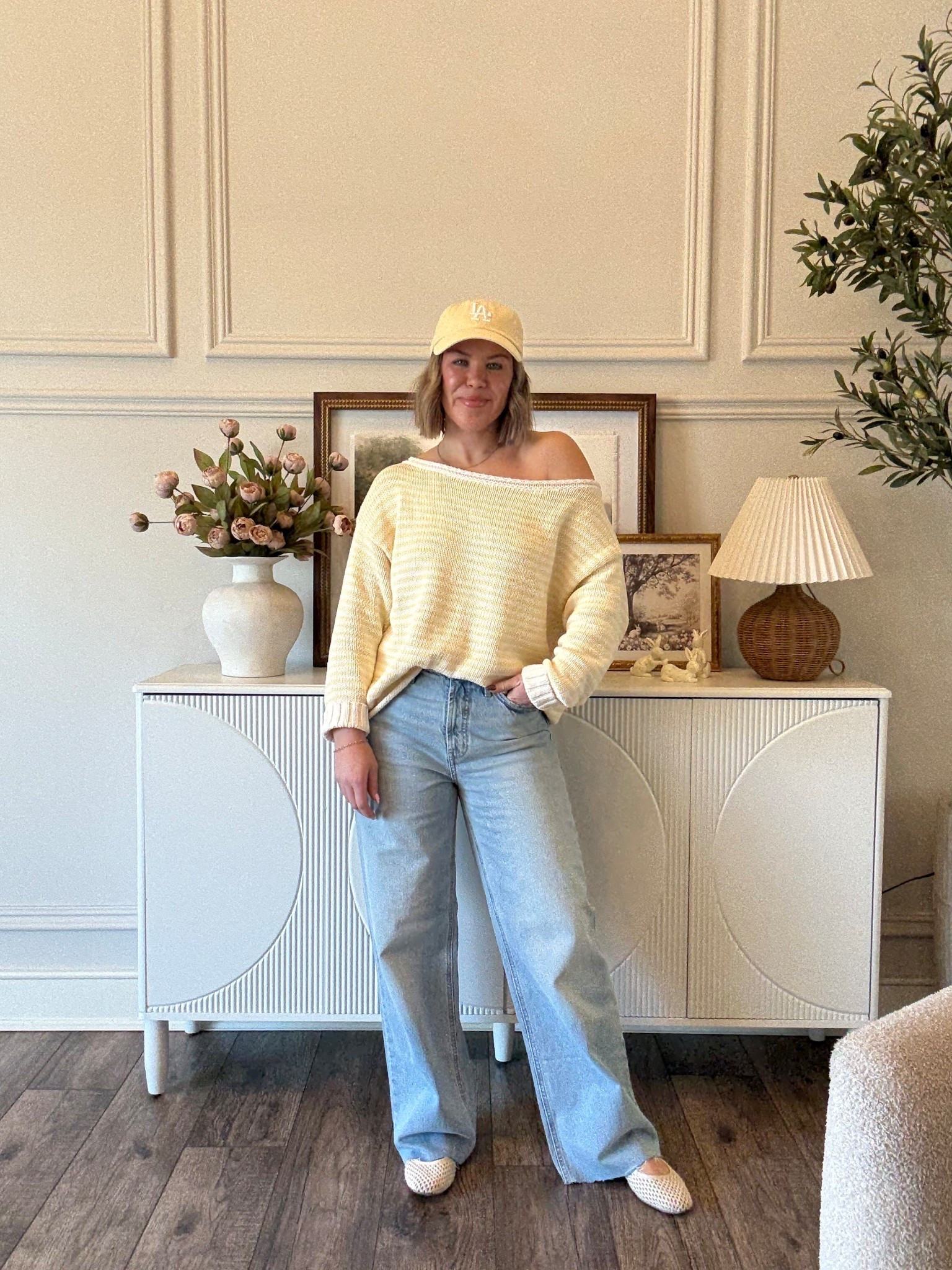 Casual Spring Ootd
I am obsessed with this yellow striped sweater that’s off the shoulder! These jeans are on repeat and so good!! The perfect spring outfit! 
#ootd #target #oldnavy #outfitinspo #outfitidea #casualoutfit #springoutfit #yellow #stripes #springsweater 


#LTKSeasonal #LTKOver40 #LTKootd