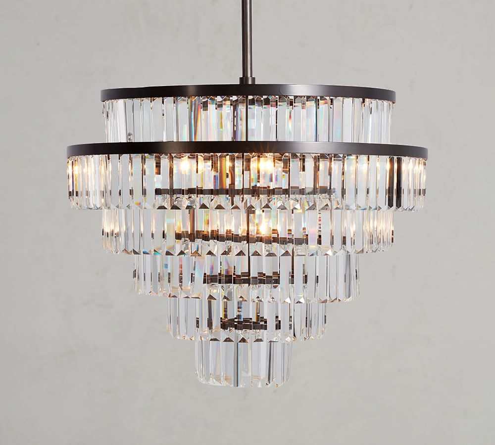 Gemma Crystal Round Chandelier | Pottery Barn (US)