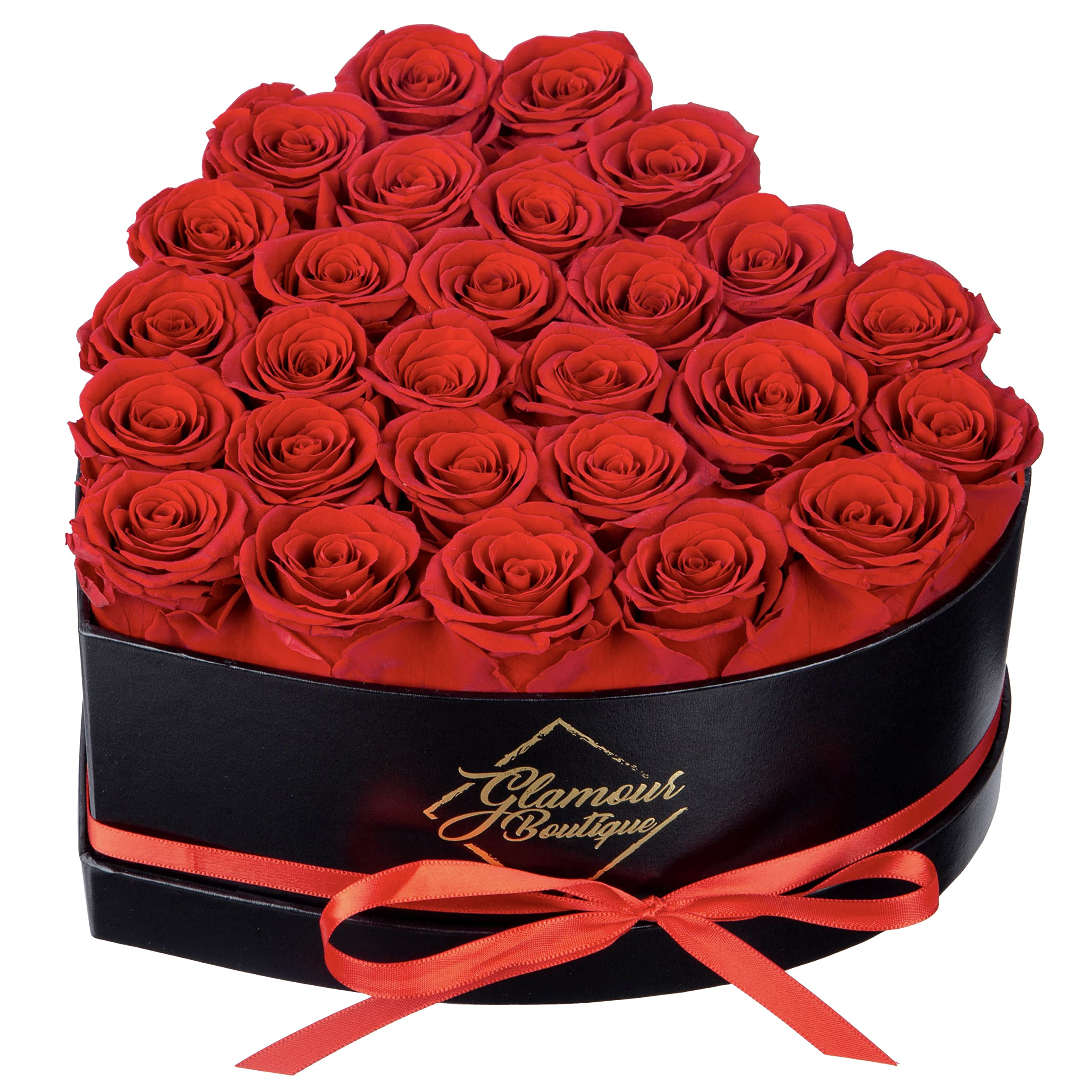 27 Preserved Roses in a Heart Box - Flowers Forever Valentine's Day, Roses Forever for Women, Ros... | Amazon (US)