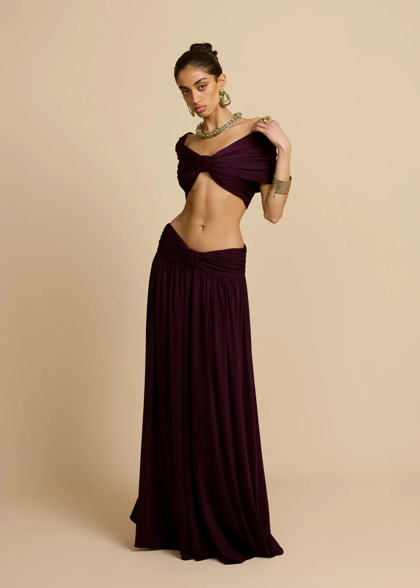 ALESSIA SKIRT PLUM L | ARCINA ORI
