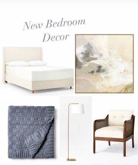 New bedroom decor from Target,  bed, wall art, accent chair 

#LTKhome #LTKfamily #LTKstyletip