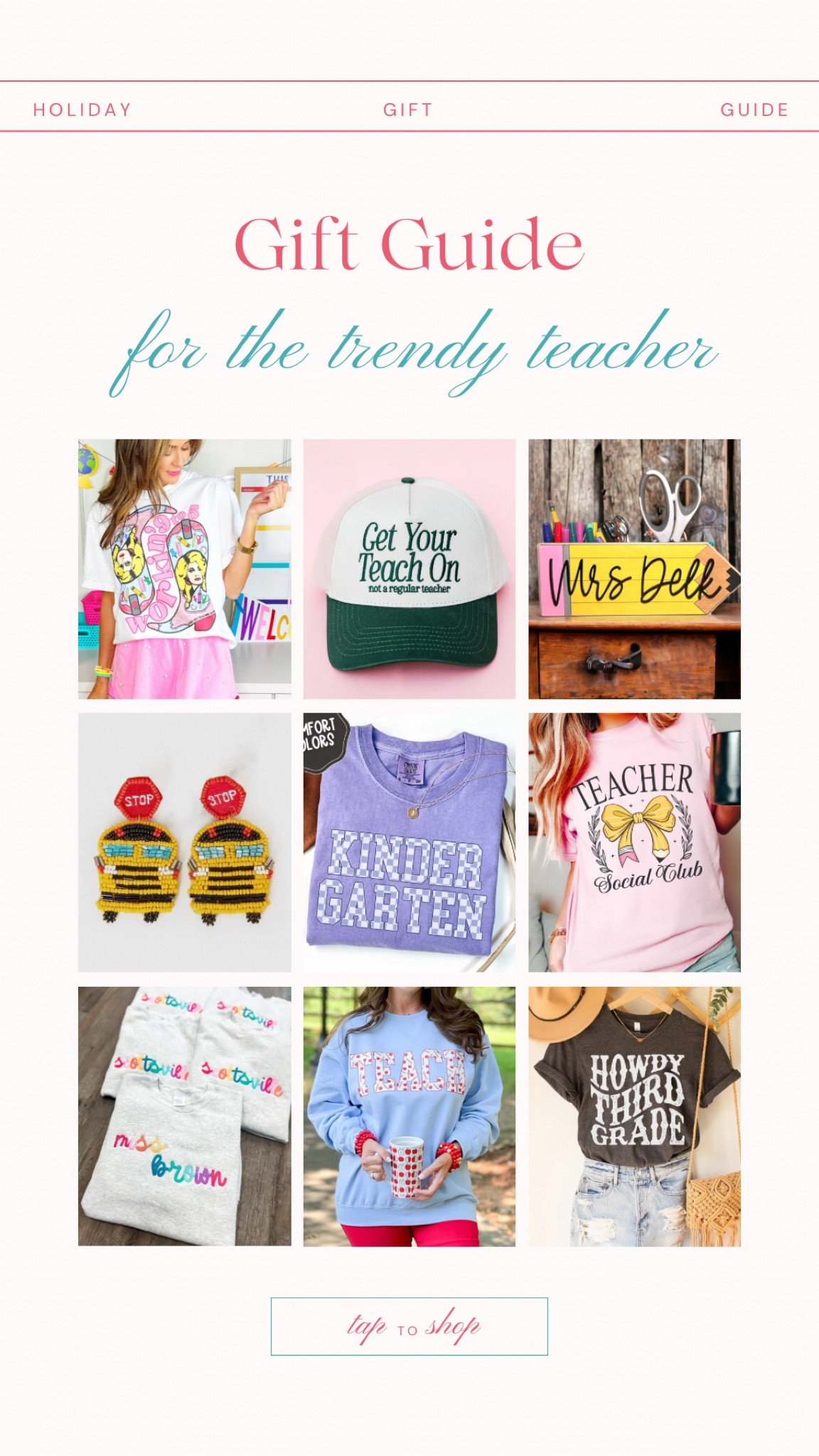 Last minute gift guide for the trendy teacher ✏️🌈🍎

#LTKGiftGuide #LTKSeasonal #LTKHoliday