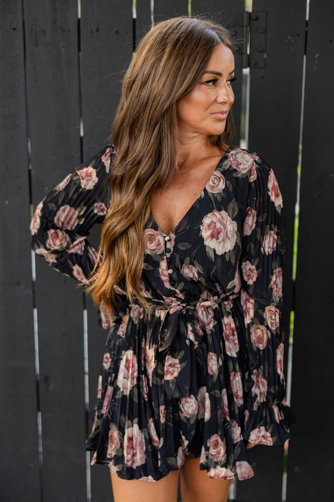 Take Me Out Floral Romper | Shop Living in Yellow