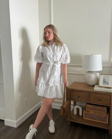 White eyelet dress from Karen Millen🤍

#LTKSeasonal #LTKworkwear #LTKstyletip