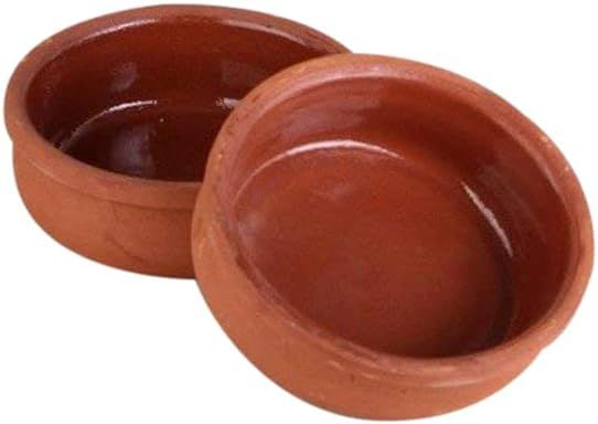 Hitit Terra -Bowl (6 Pieces) Mini Prep Clay Cooking Pots Delicious Desserts and Meals - Turkish E... | Amazon (US)