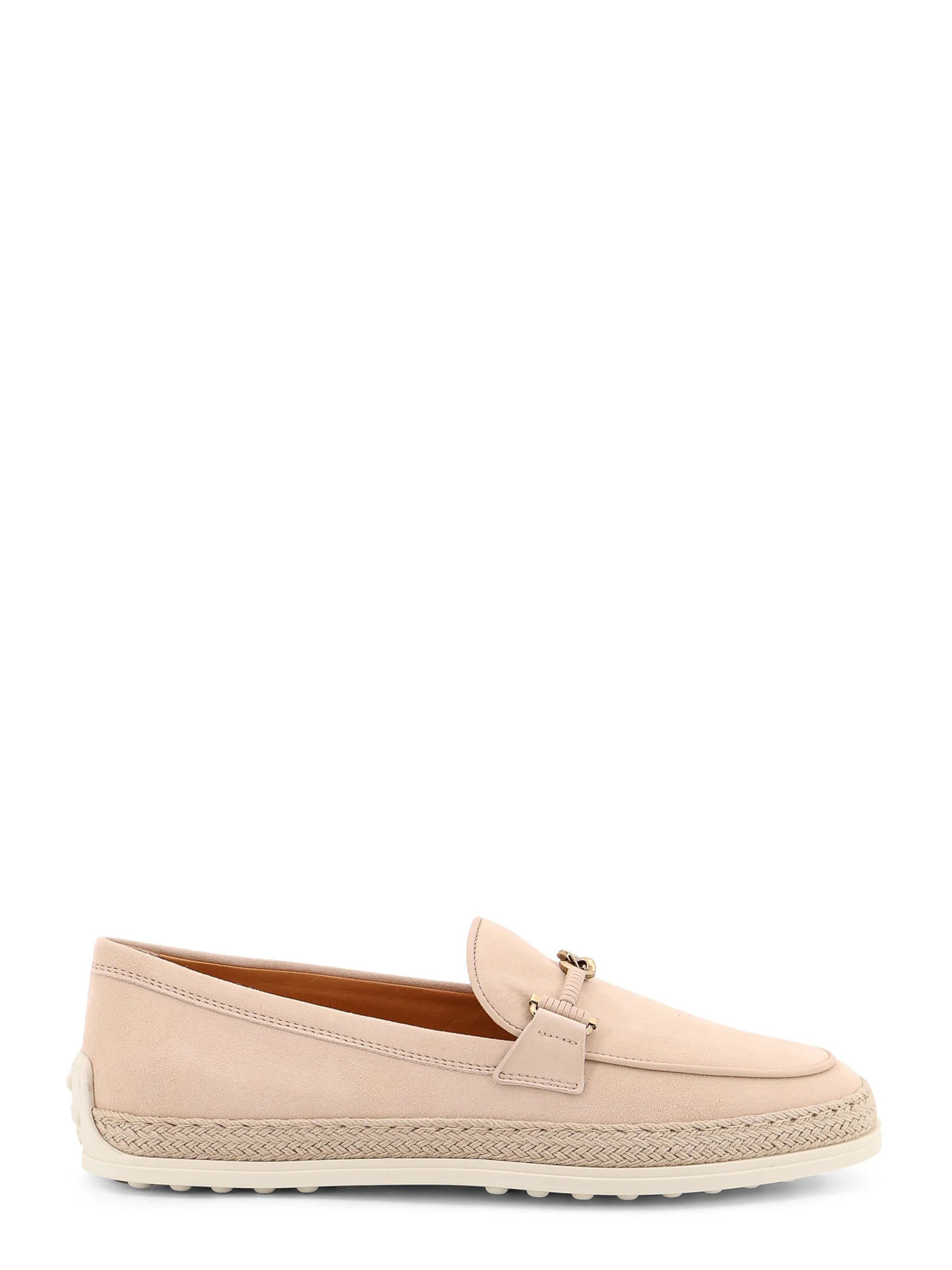 Suede loafer with metal detail - TOD'S - gender_Woman | Nugnes 1920