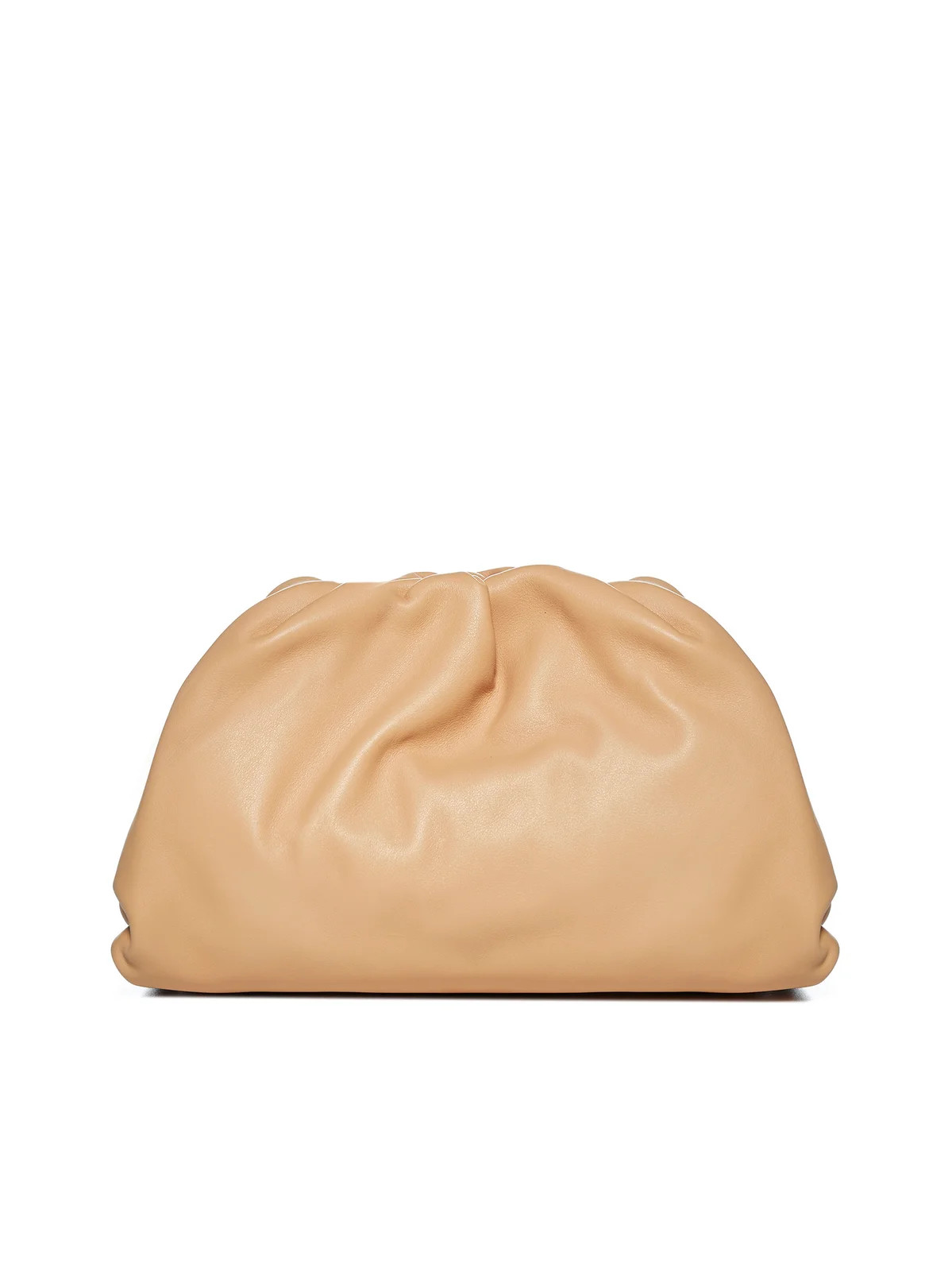 Bottega Veneta The Pouch Ruched Clutch Bag | Cettire Global