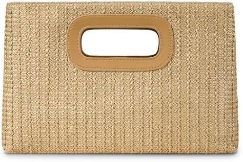 Top Handle Clutch Handbags for Women, Evening Handbag Shoulder Crossbody Purse with Gold Chain | Amazon (US)