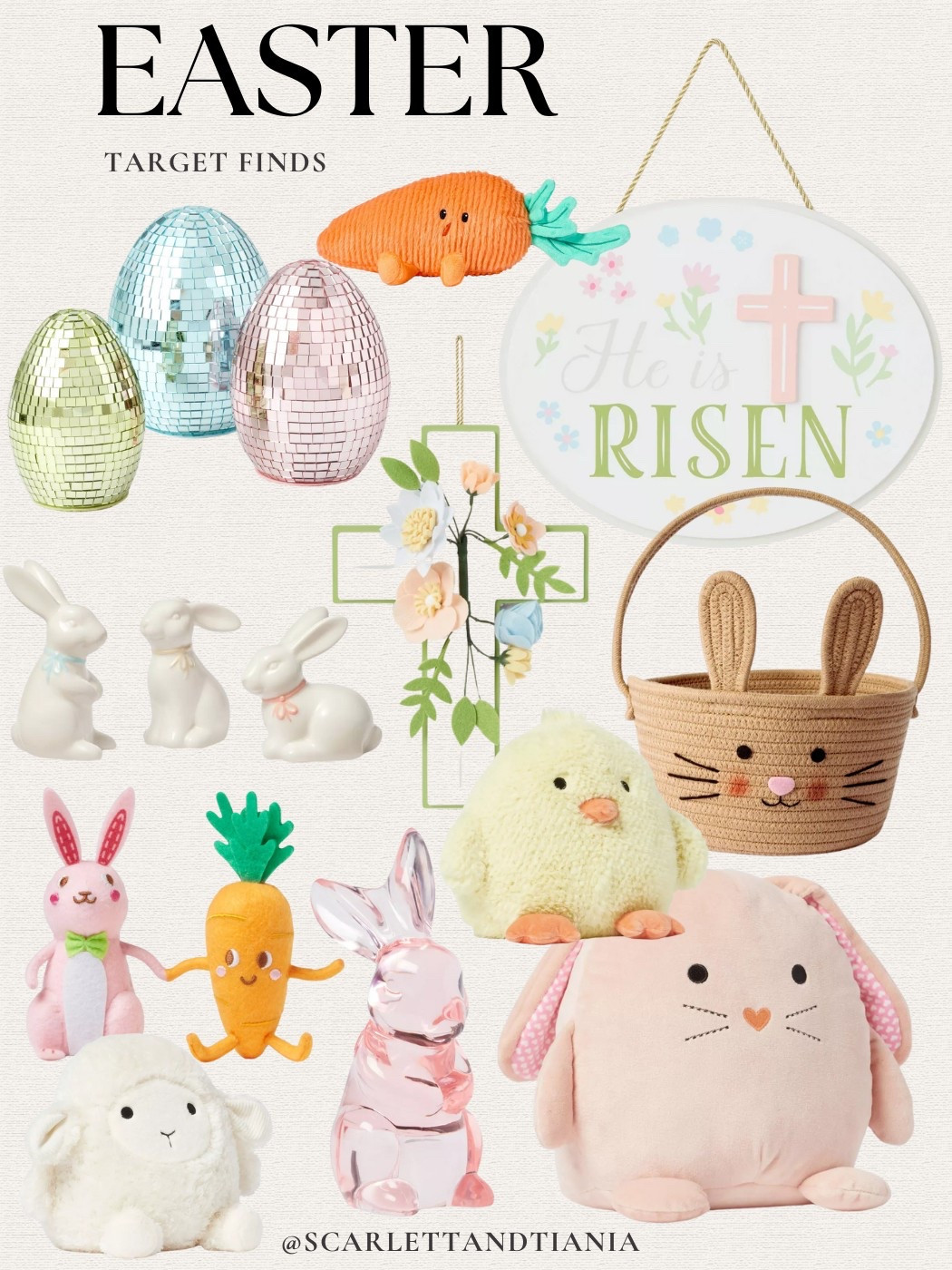 The cutest Easter finds at Target 🐣✝️

Easter basket idea  // easter finds // Easter decor // Target // Easter decorations 

#LTKSpringSale #LTKKids #LTKSeasonal