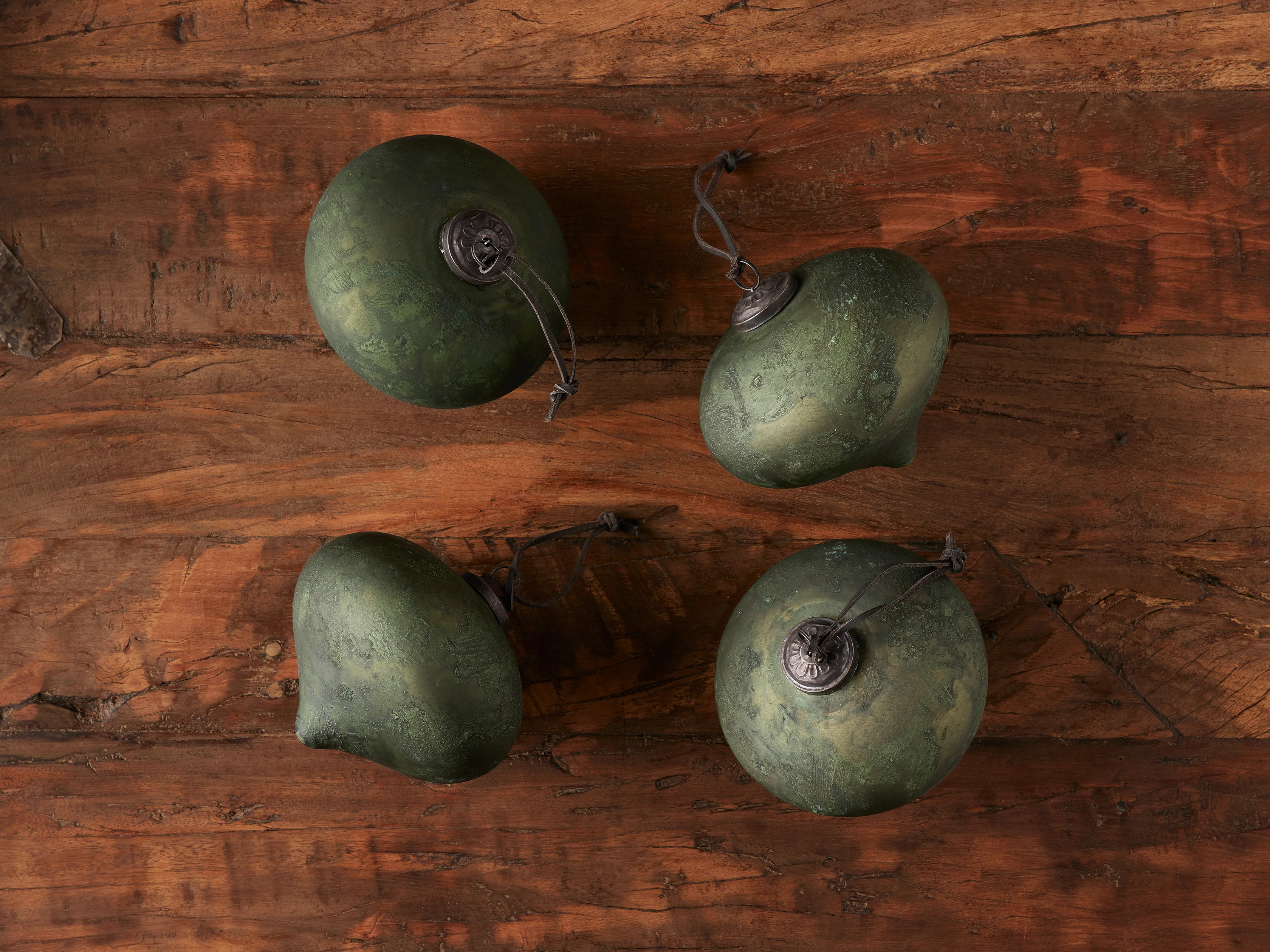 Distressed Ornaments (Set of 4) | Arhaus