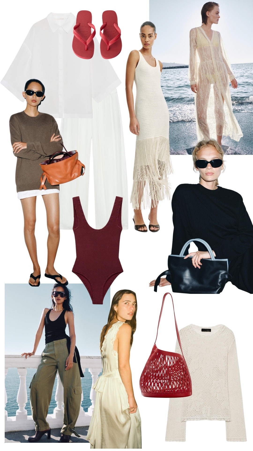 The Zara May Edit | Green Cargos | Leather Bag | Lace dress

#LTKsummer #LTKuk