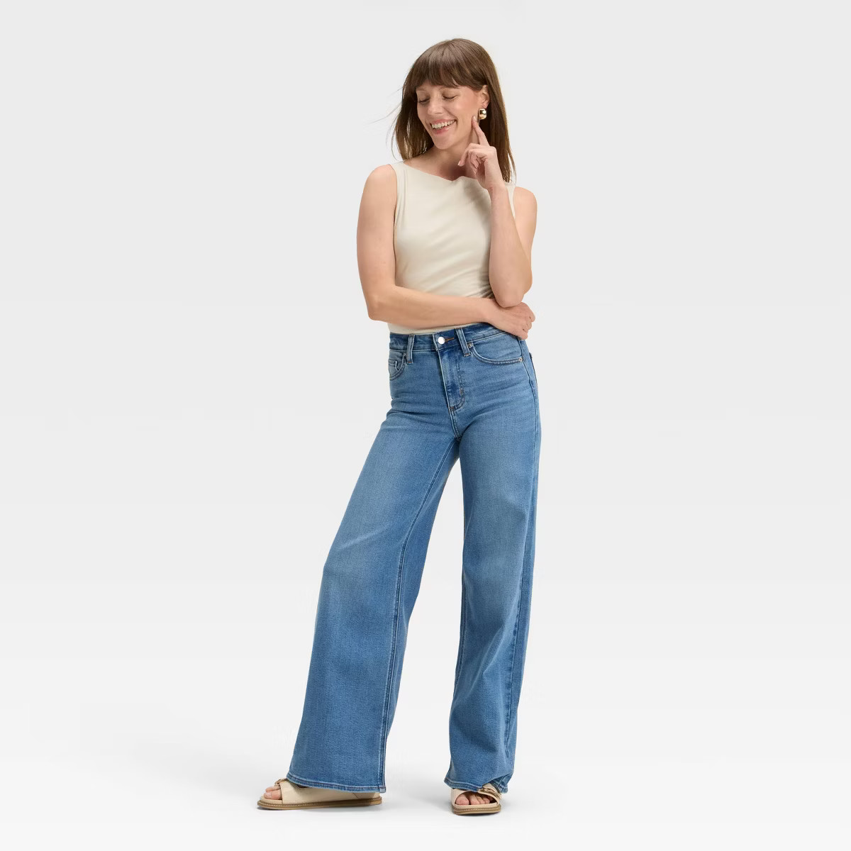 Women's High-Rise Wide Leg Jeans - Universal Thread™ | Target