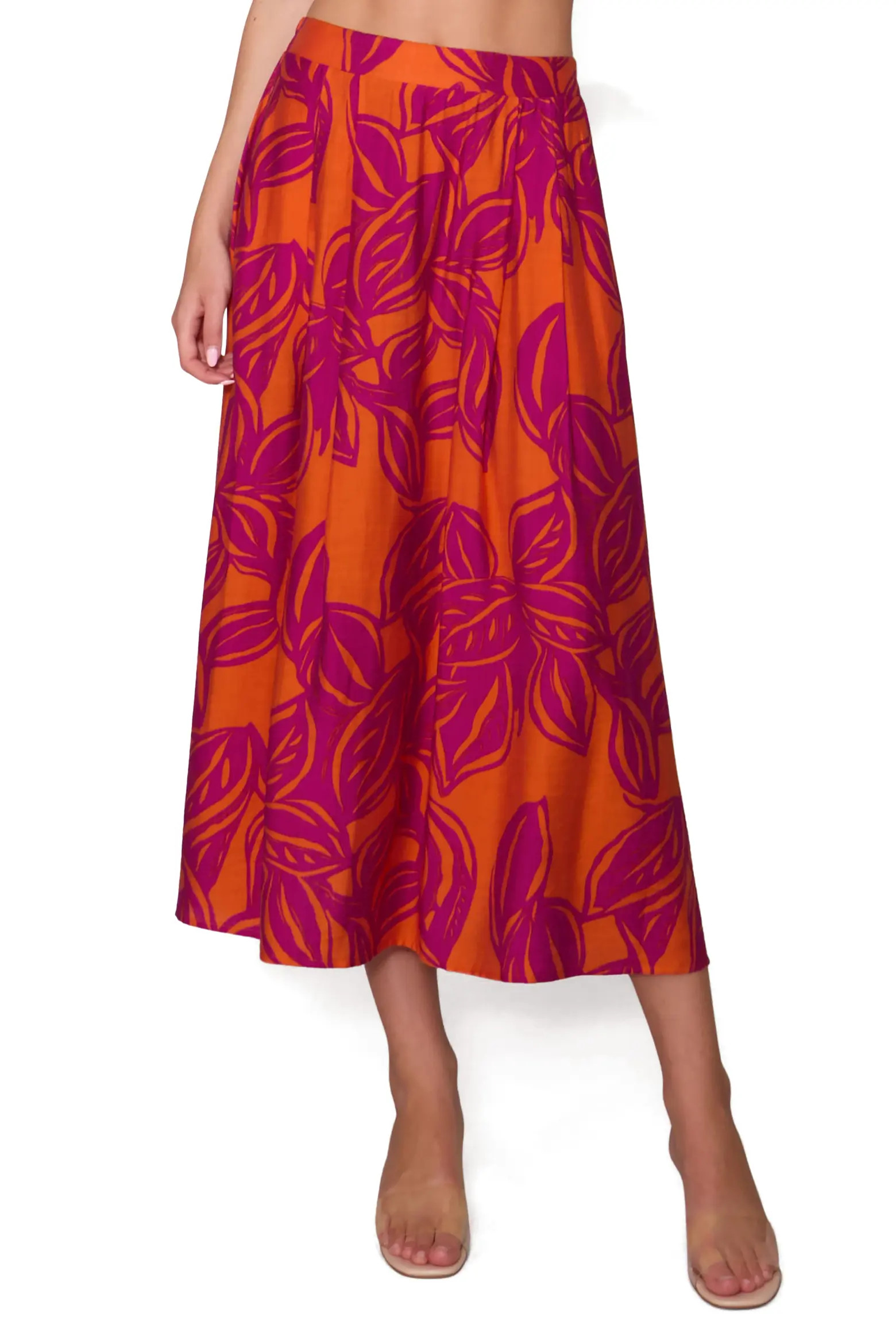 Floral Print Midi Skirt (Women) | Nordstromrack | Nordstrom Rack