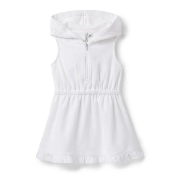 Hooded Ruffle Hem Terry Cover-Up | Janie and Jack