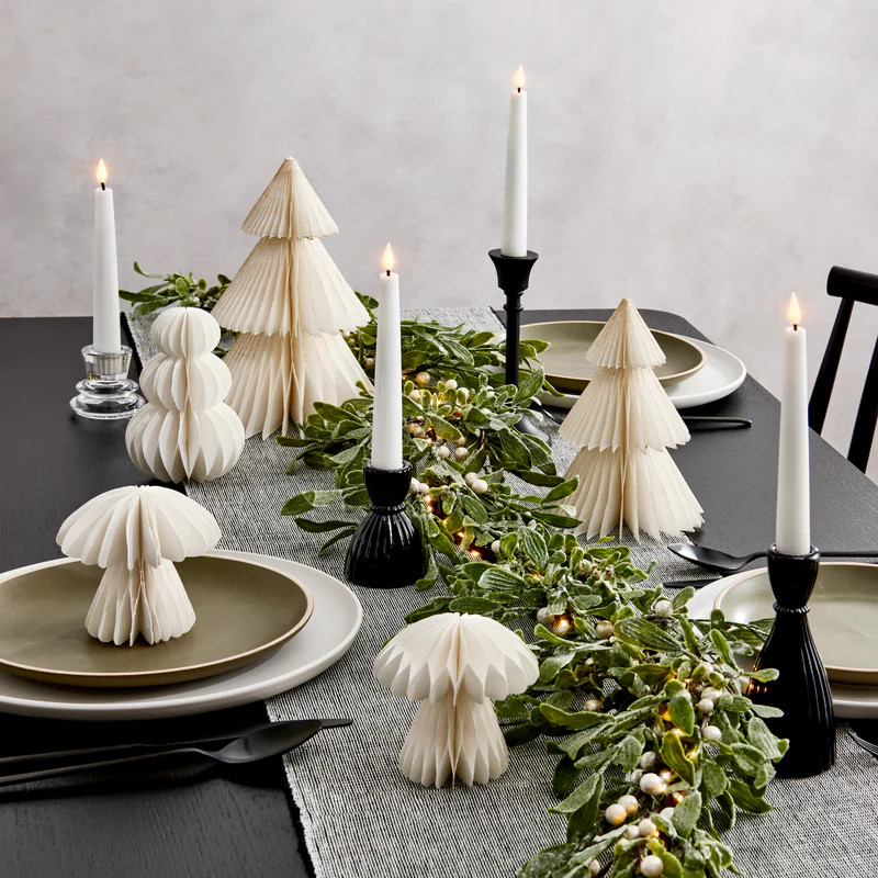 Frosted Mistletoe Light Up Garland with 100 LEDs | Lights.com