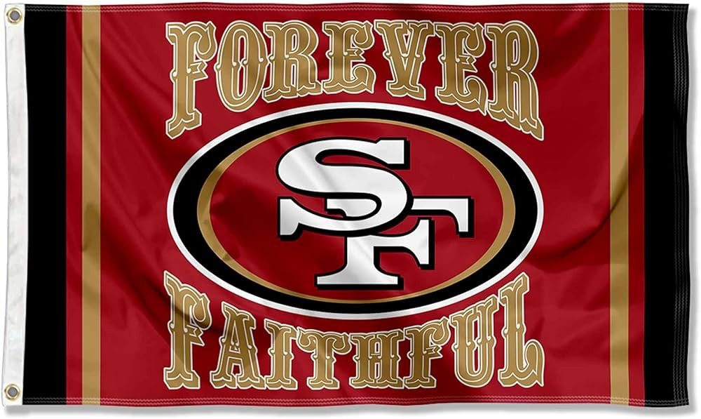 WinCraft San Francisco 49ers Forever Faithful Large 3x5 Flag | Amazon (US)