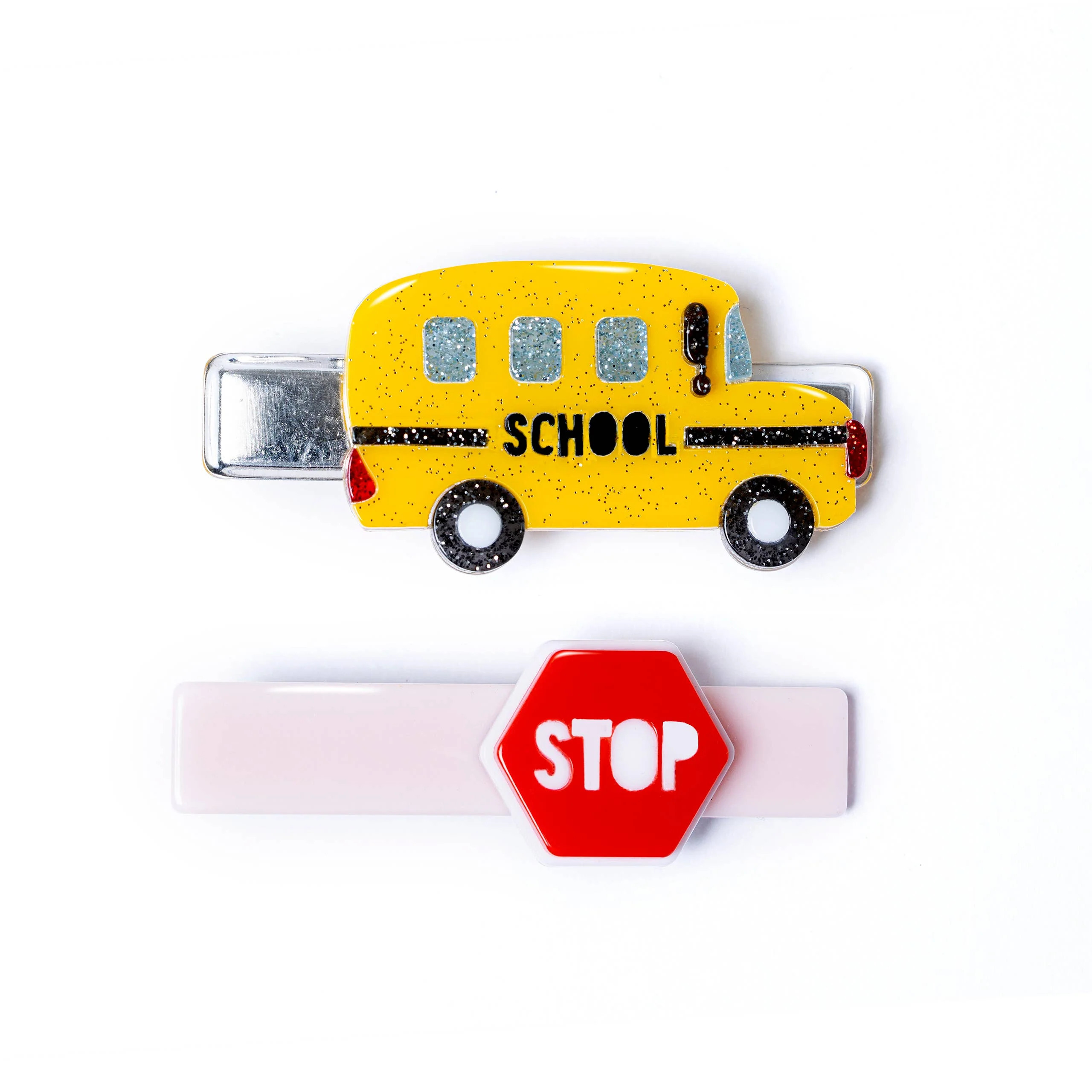 School Days Hair Clips - Set of Two | BISBY Kids