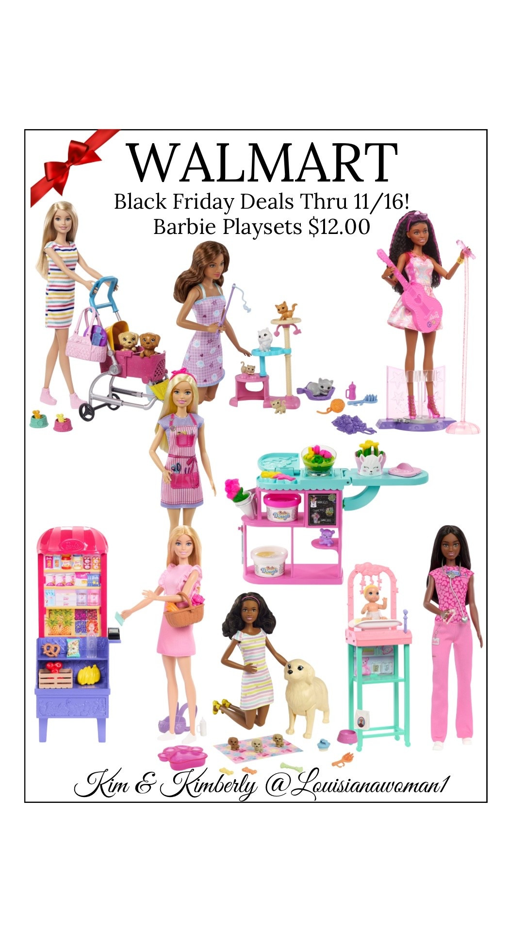 ✨Walmart Black Friday Deals Thru 11/16 #Walmart #BlackFriday #Deals #Christmas #gift #giftidea #kids #toys #Barbie 

#LTKKids #LTKHoliday #LTKGiftGuide