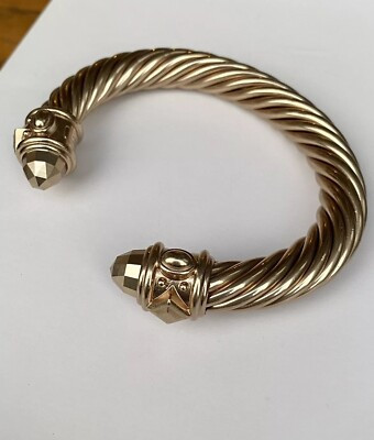 David Yurman 10mm ALUMINUM Renaissance Cable Bracelet Cuff 7” L New  | eBay | eBay US