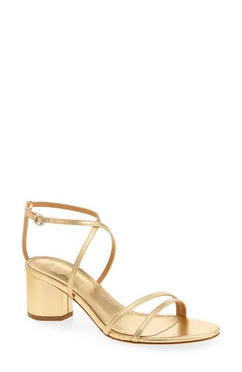 aeyde Mirella Sandal in Gold at Nordstrom Rack, Size 36 | Nordstrom Rack
