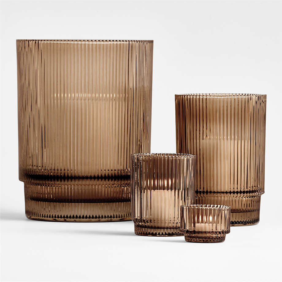 Atwell Brown Tealight Candle Holder + Reviews | Crate & Barrel | Crate & Barrel